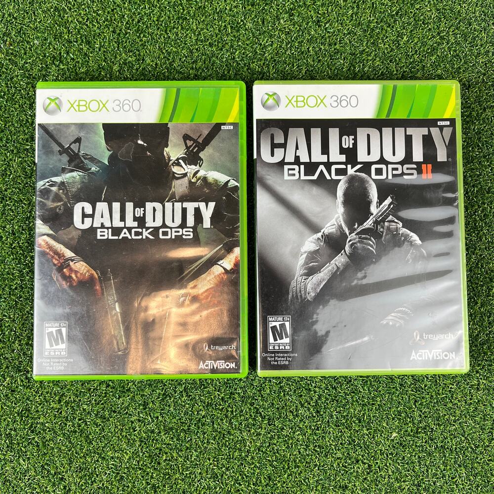 Call of Duty: Black Ops and Call of Duty Black Ops II Microsoft Xbox 360